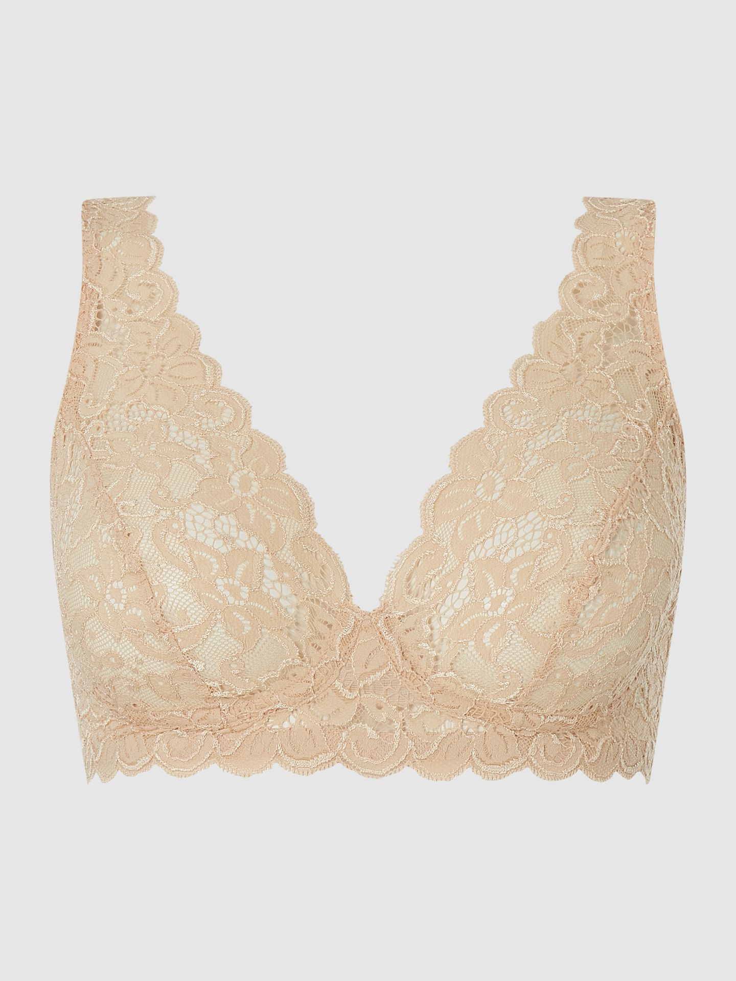 Biustonosz typu bralette z koronki model ‘Moments’