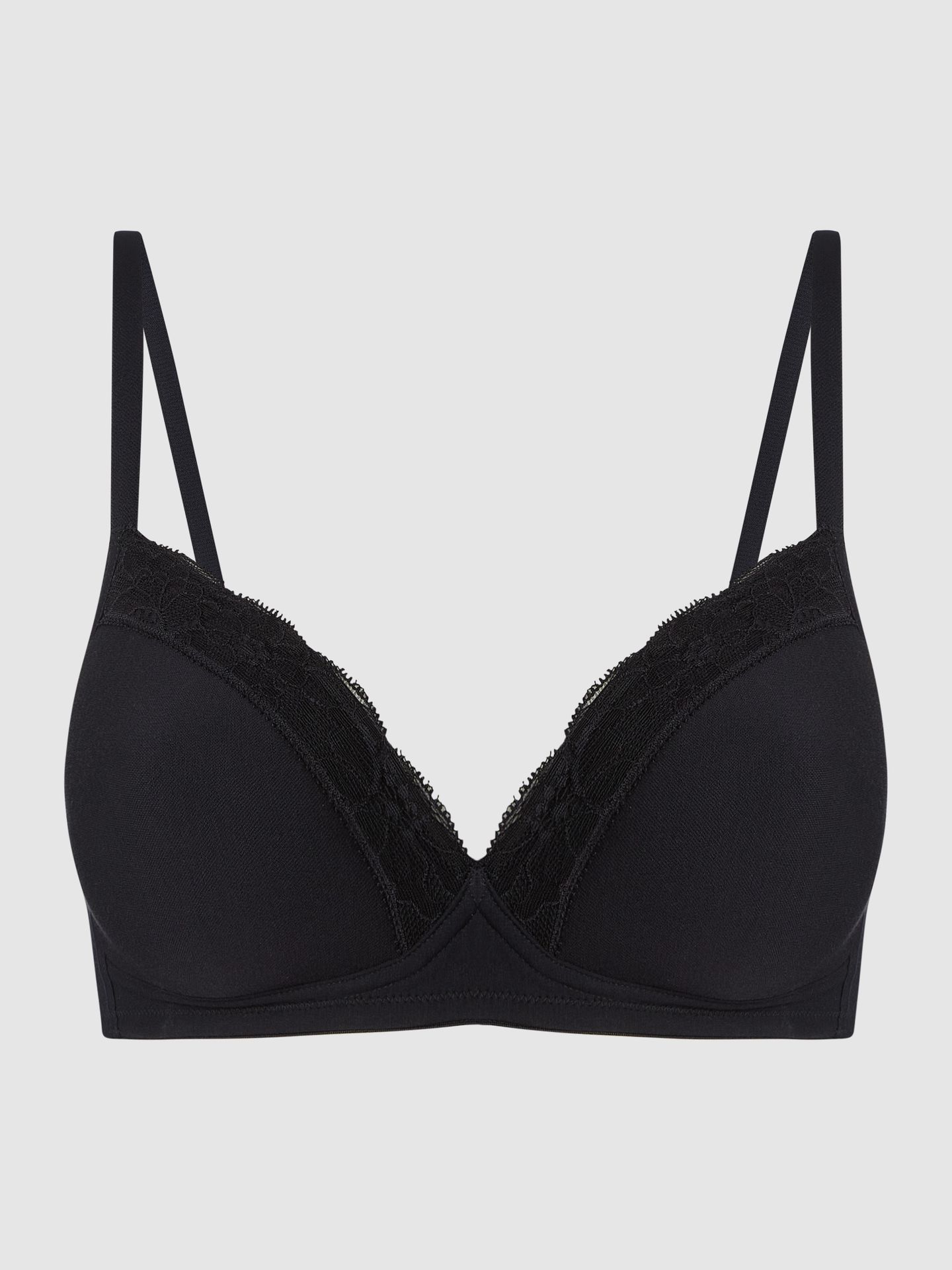Biustonosz miękki z watowanymi miseczkami model ‘Cotton Lace Light’