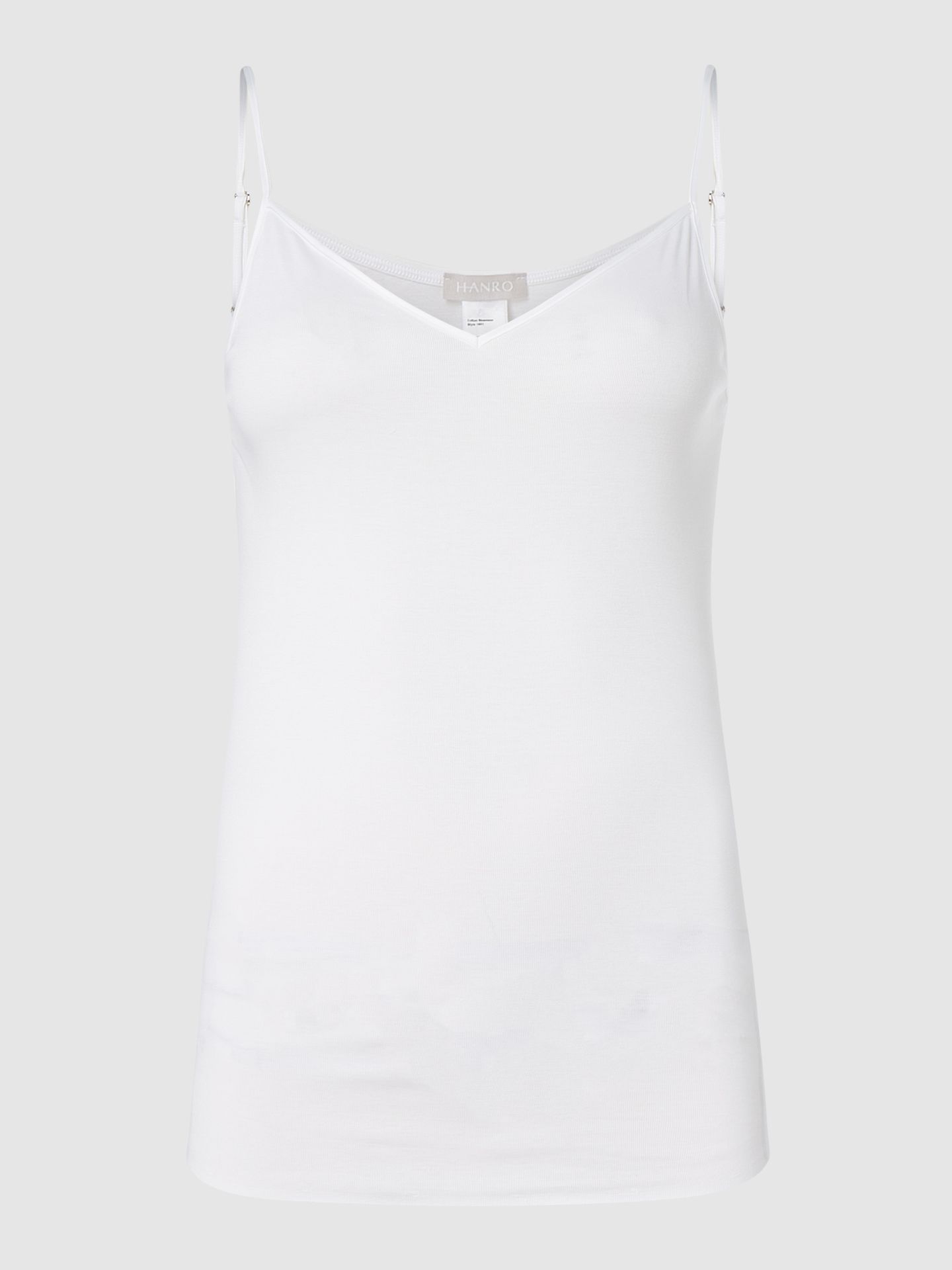 Podkoszulka na cienkich ramiączkach — bezszwowy model ‘Cotton Seamless’