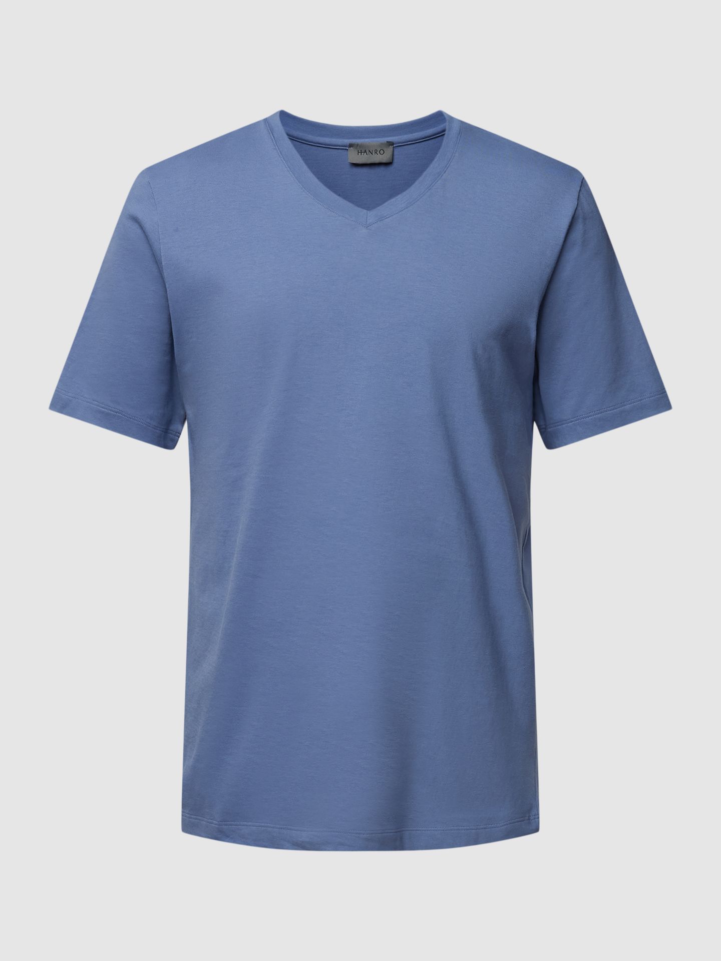 T-shirt z dekoltem w serek