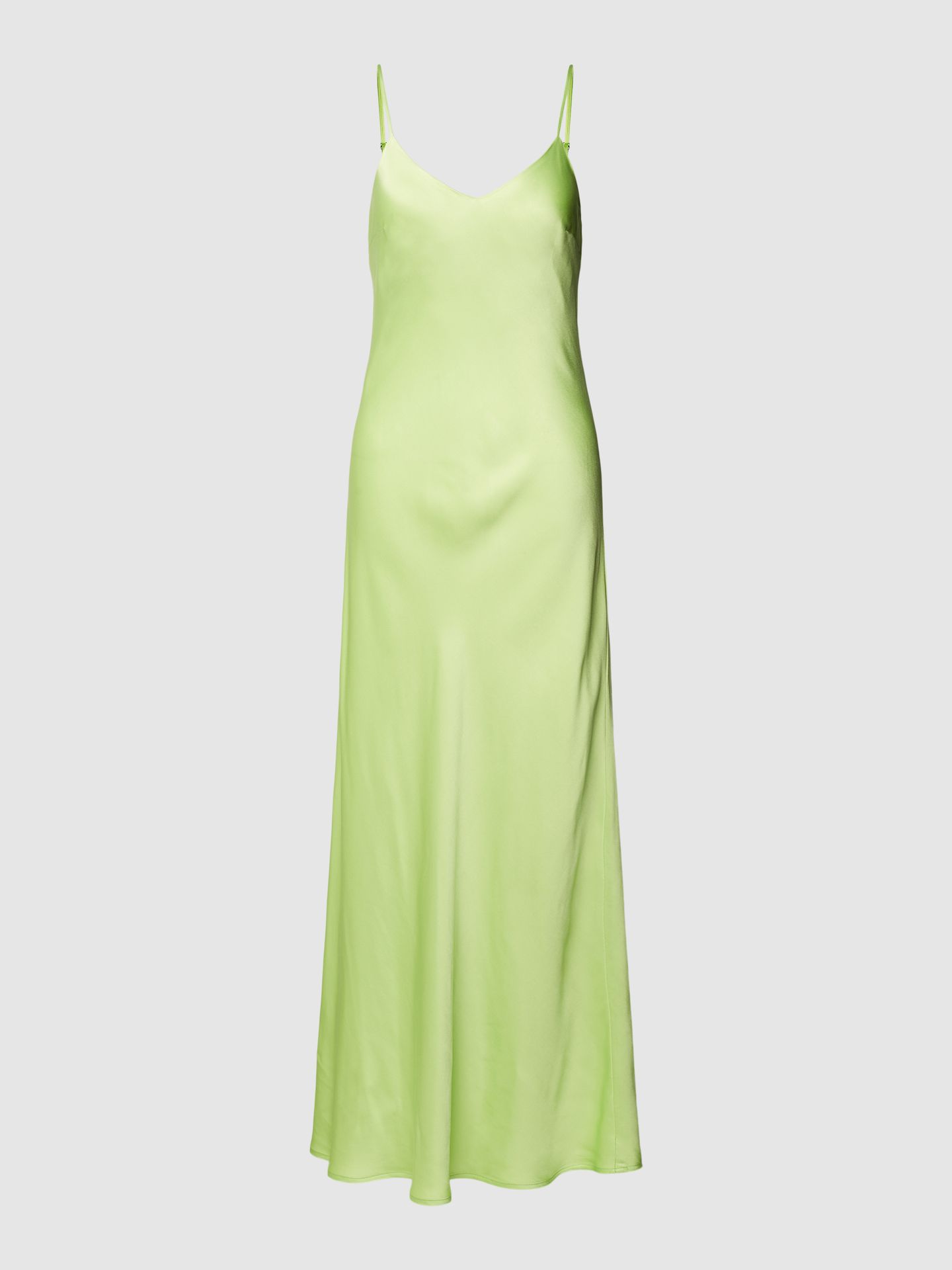 Sukienka midi z regulowanymi, cienkimi ramiączkami model ‘REGI’