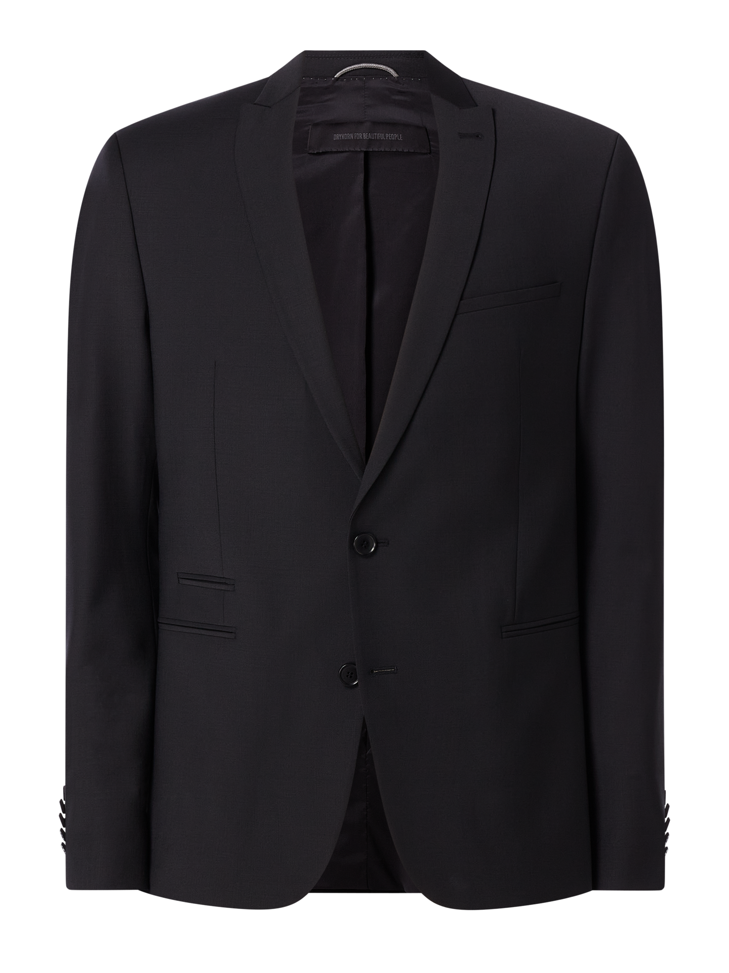 Marynarka zapinana na 2 guziki z zamkniętymi klapami model ‘Irving’ — ‘Drynamic’