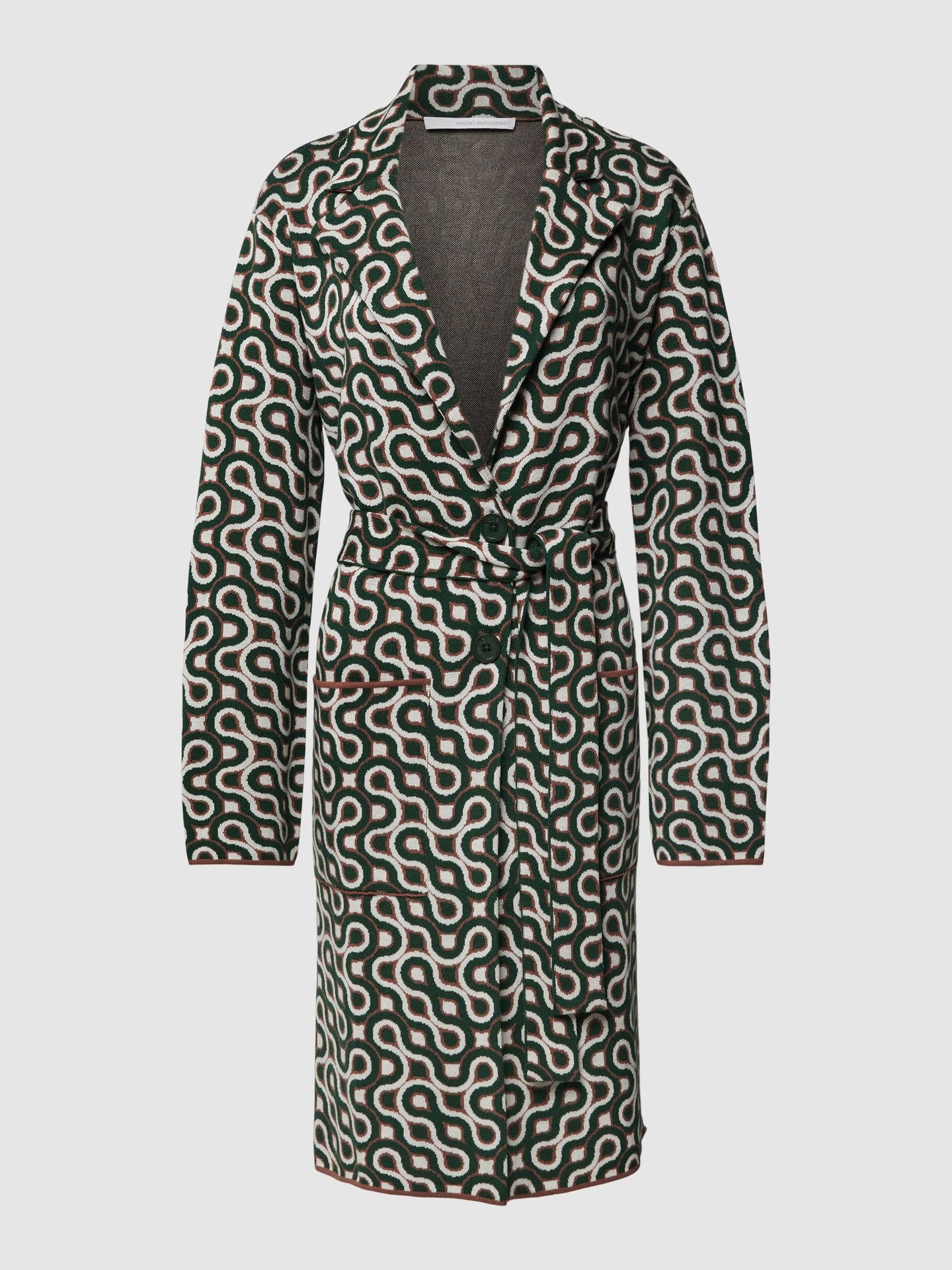 Płaszcz z mieszanki lyocellu