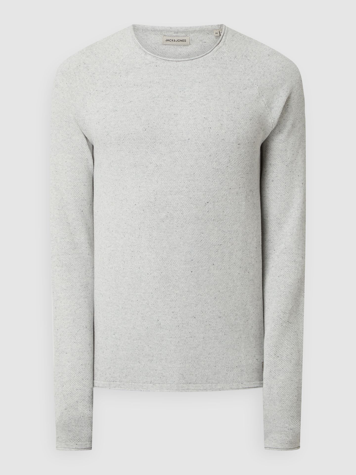 Sweter z dzianiny z naszywką z logo model ‘HILL’