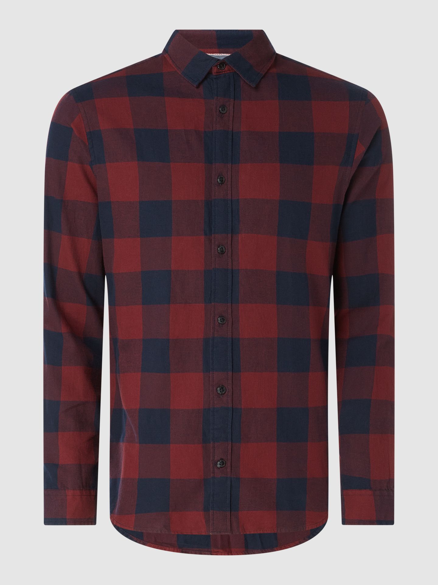 Koszula casualowa o kroju regular fit z diagonalu model ‘Gingham’