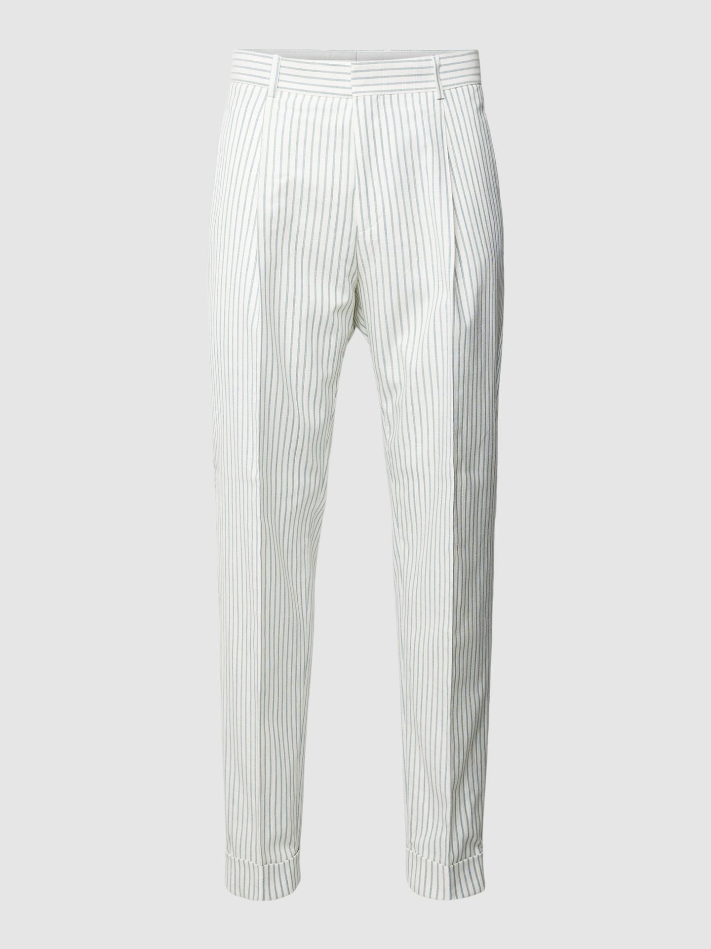 Spodnie do garnituru ze wzorem w paski model ‘Luis’