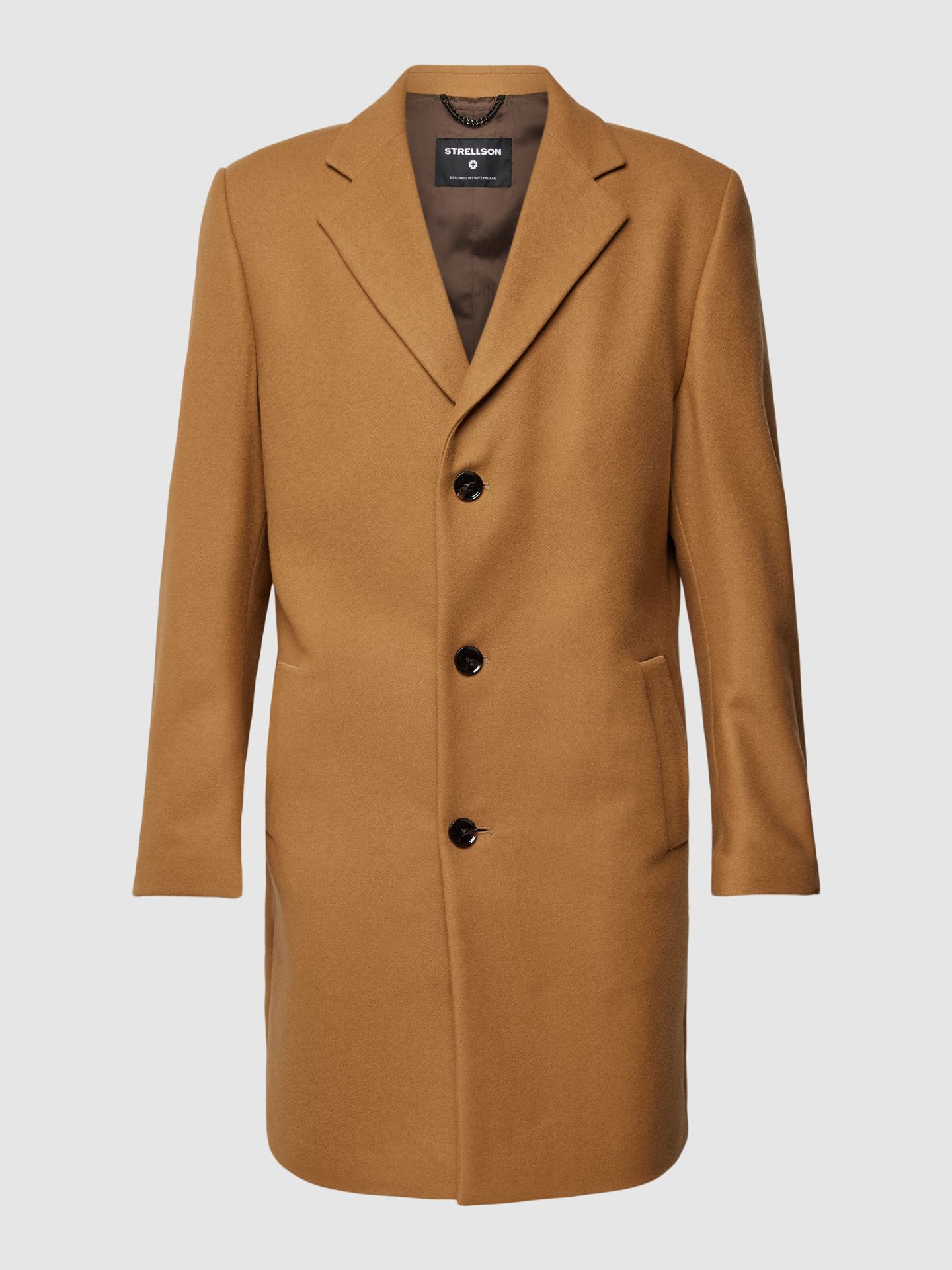 Płaszcz z kołnierzem z połami model ‘Adria’