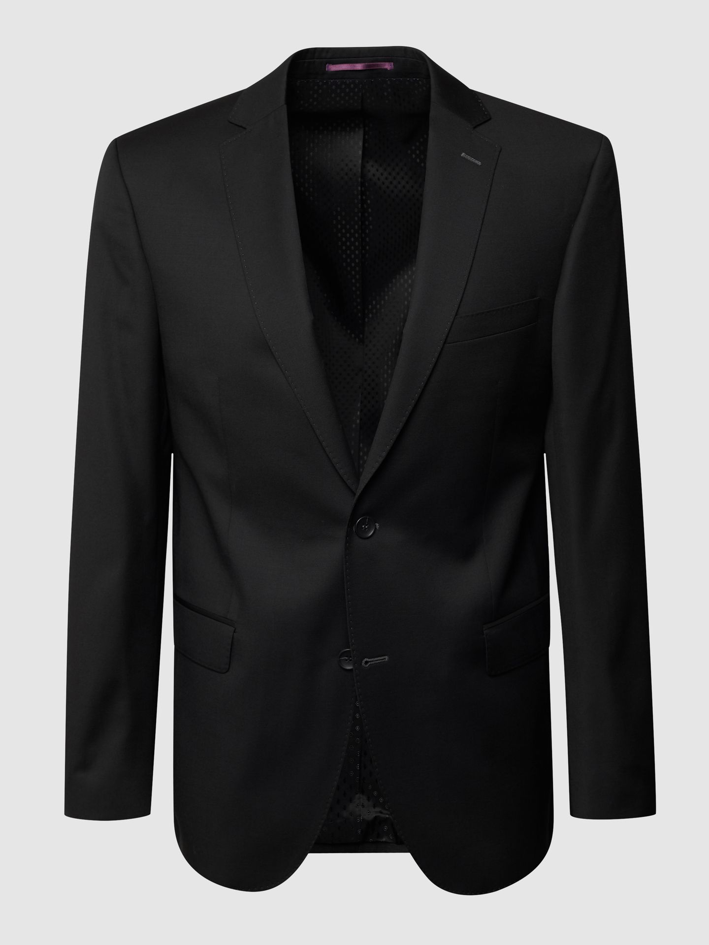 Marynarka na 2 guziki o kroju modern fit z żywej wełny