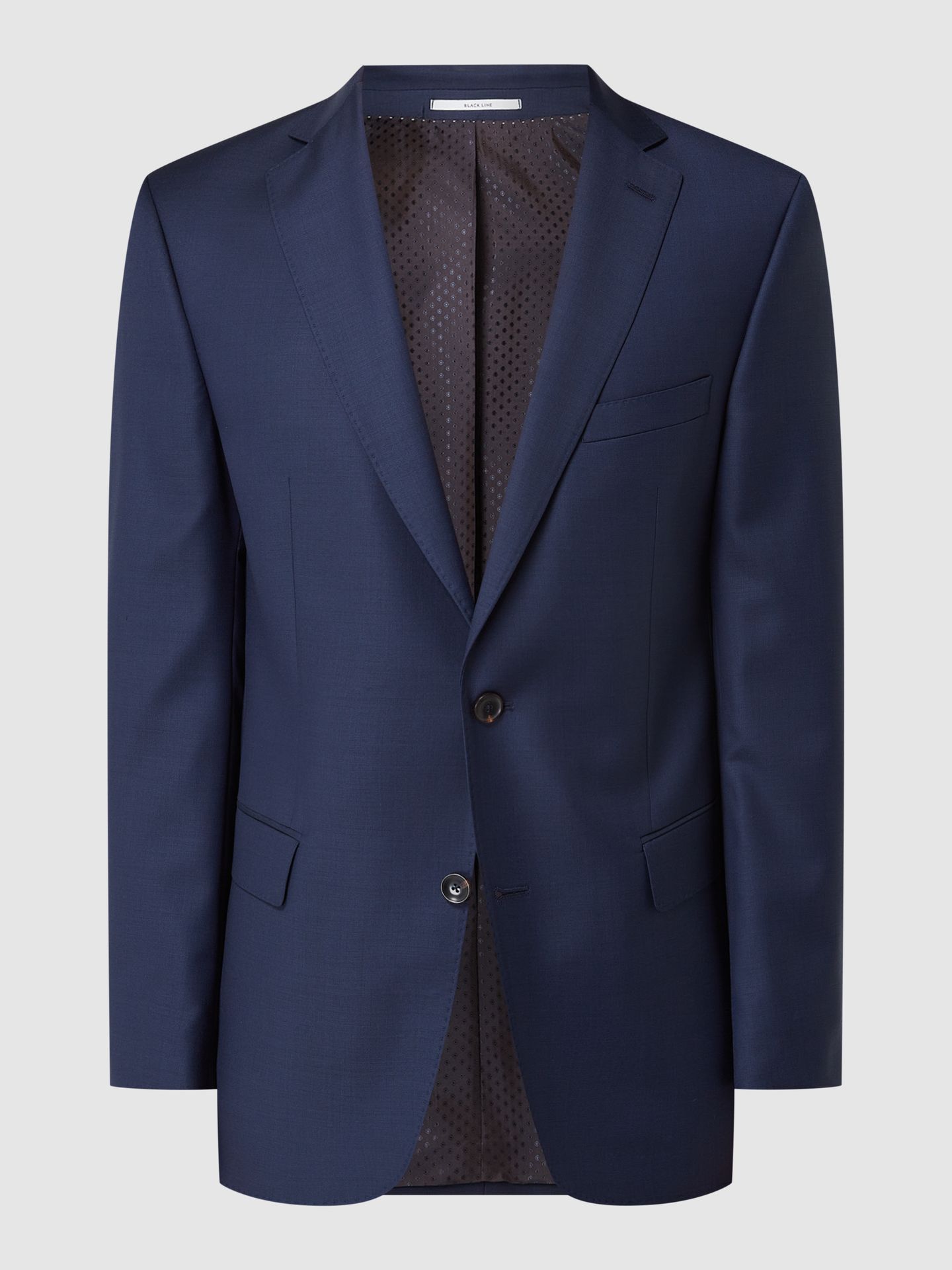 Marynarka na 2 guziki o kroju modern fit z żywej wełny model ‘Steven’