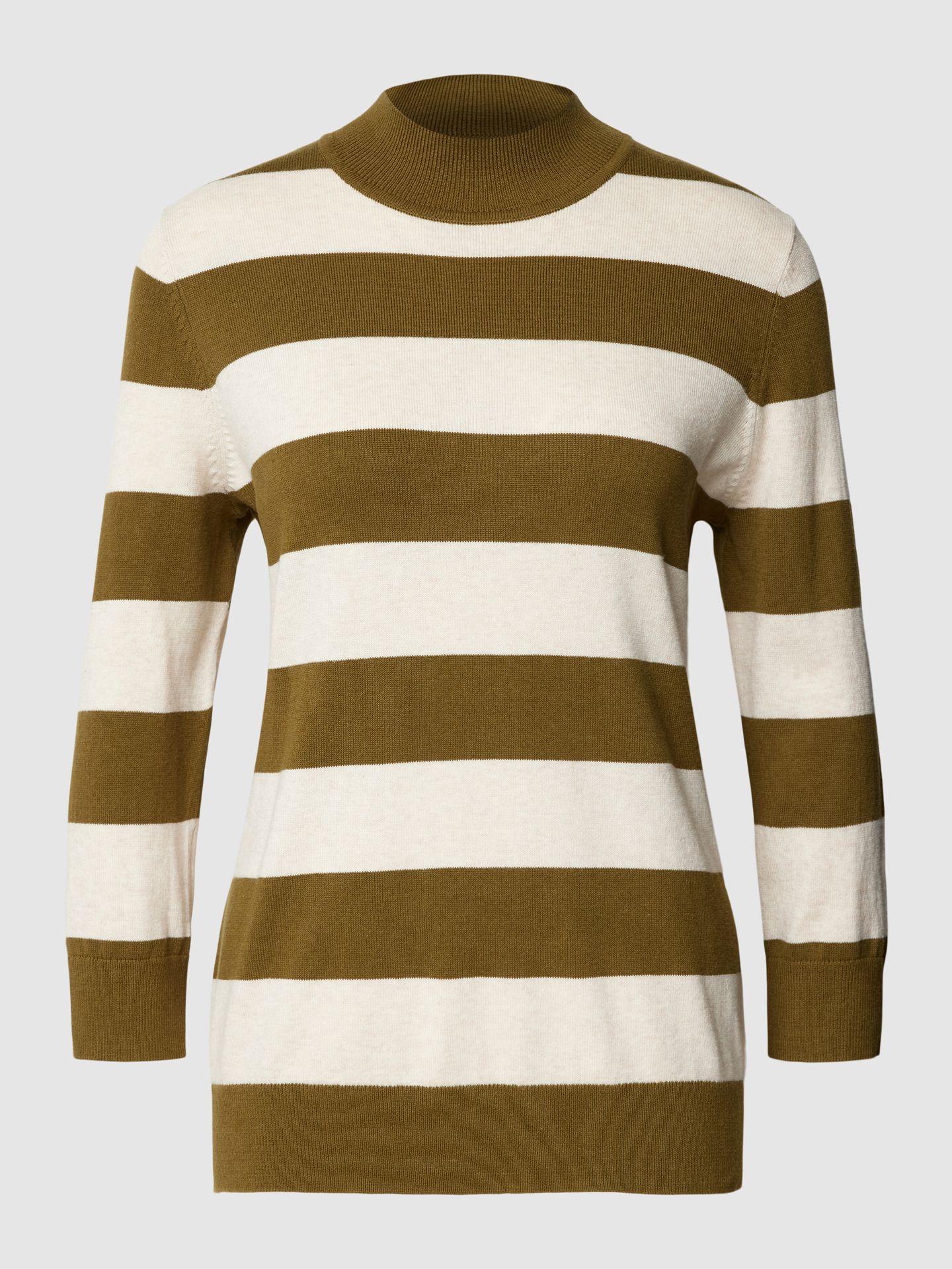 Sweter z dzianiny ze wzorem w paski
