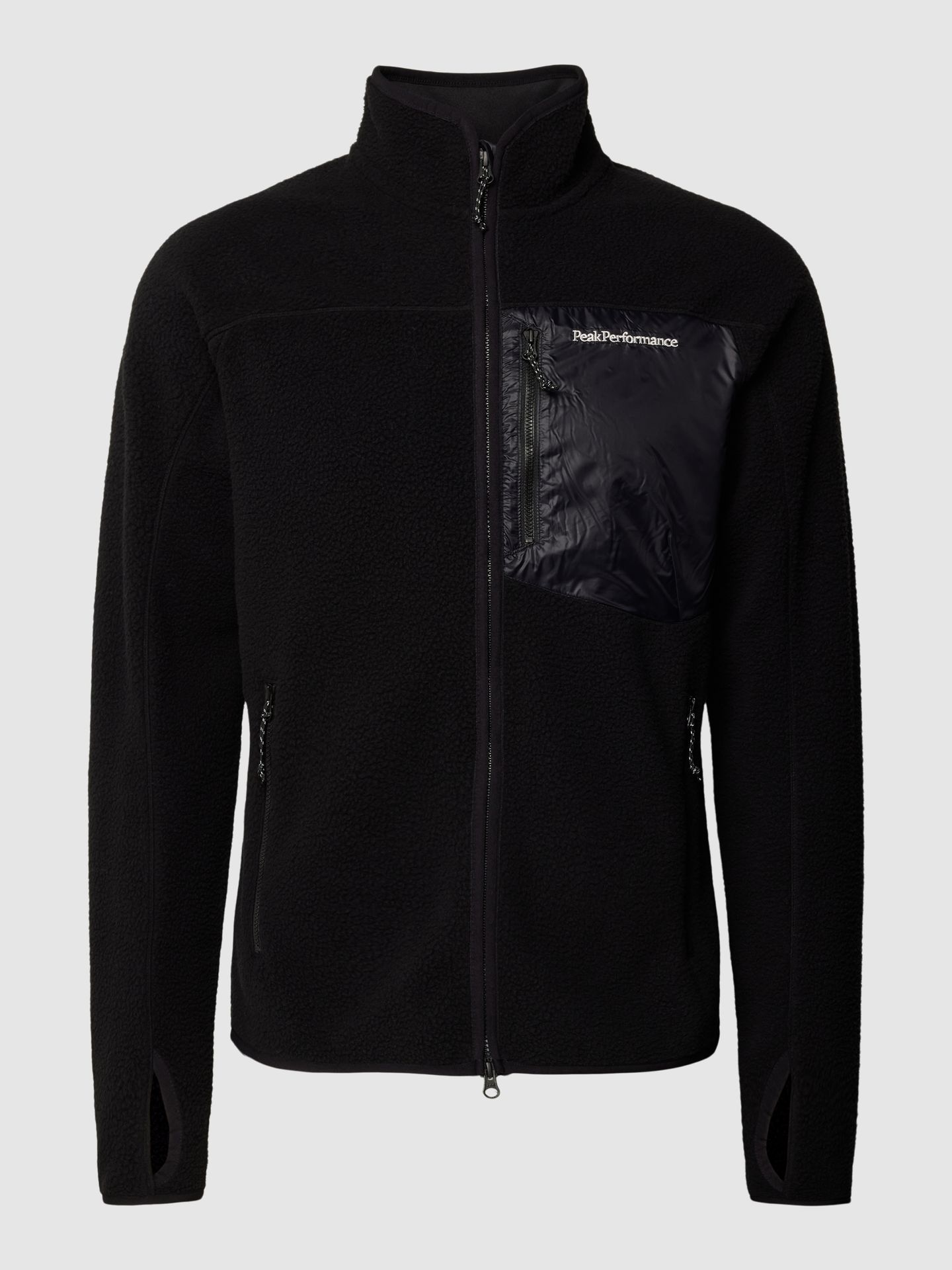 Kurtka z polaru z kieszenią na piersi model ‘Pile’