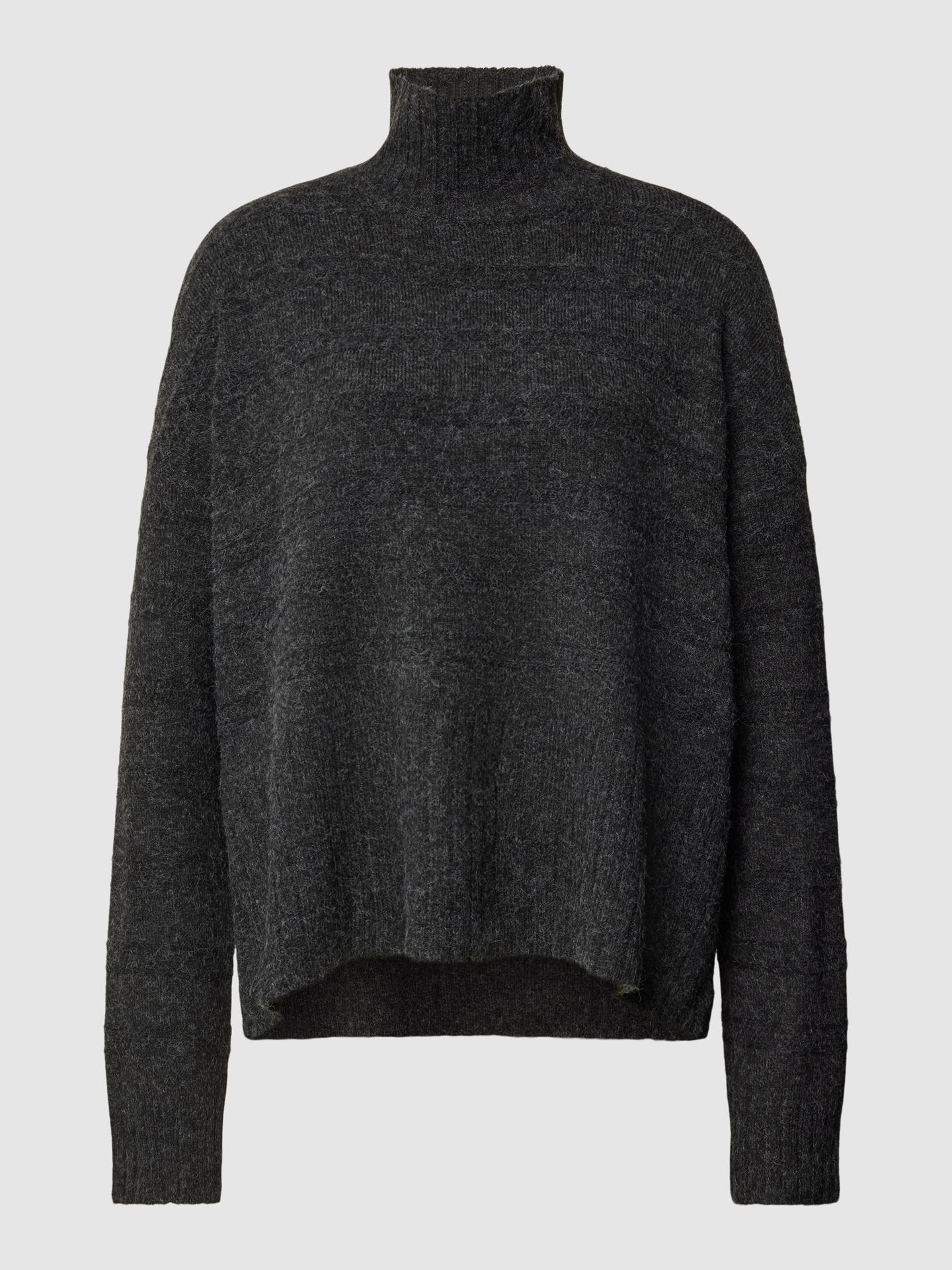 Sweter z dzianiny ze stójką model ‘Doffy’
