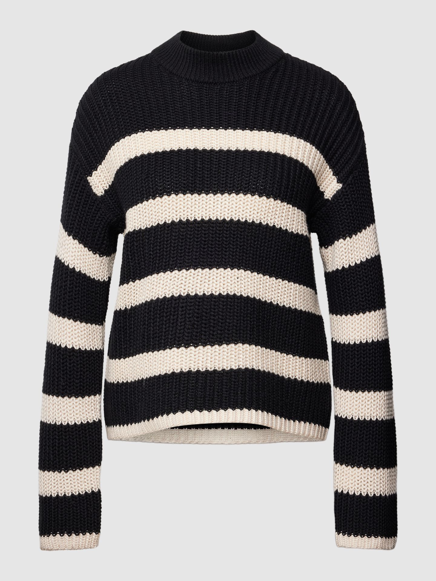 Sweter z dzianiny ze wzorem w paski model ‘HILDA’