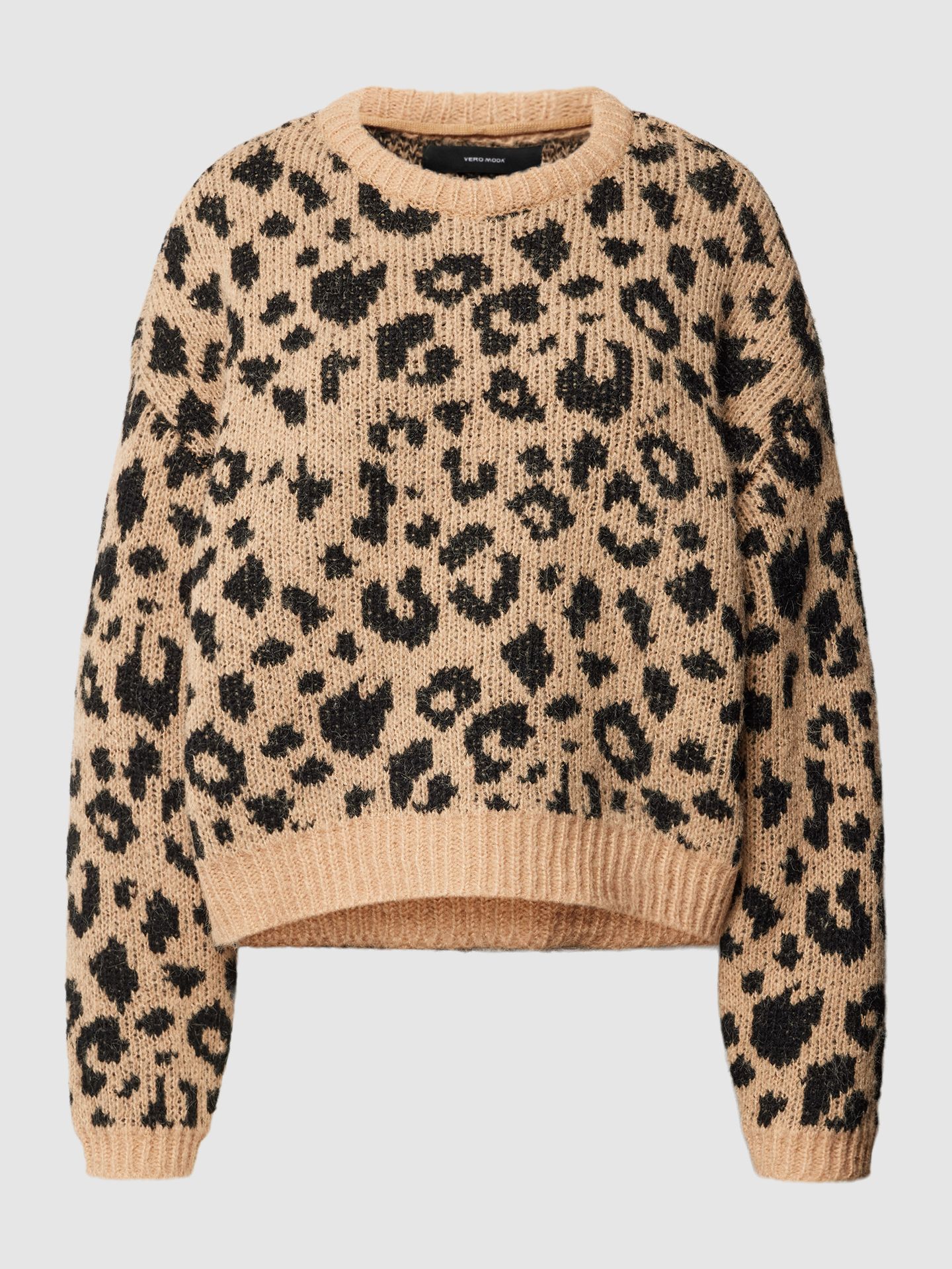 Sweter z dzianiny ze zwierzęcym wzorem model ‘ZELMA’
