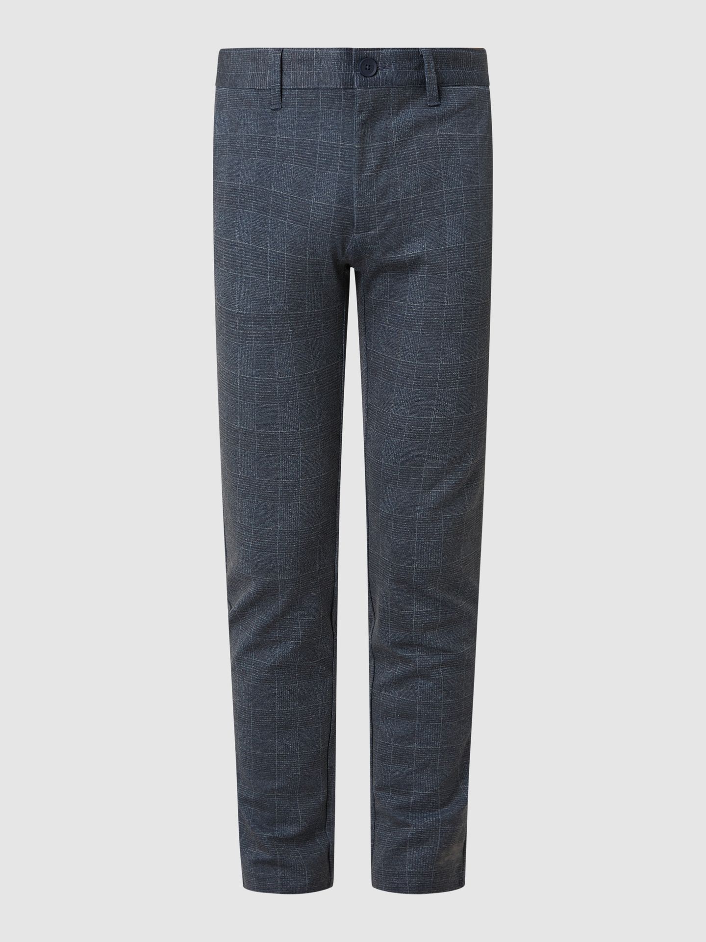 Spodnie o kroju tapered fit z dodatkiem streczu model ‘Mark’