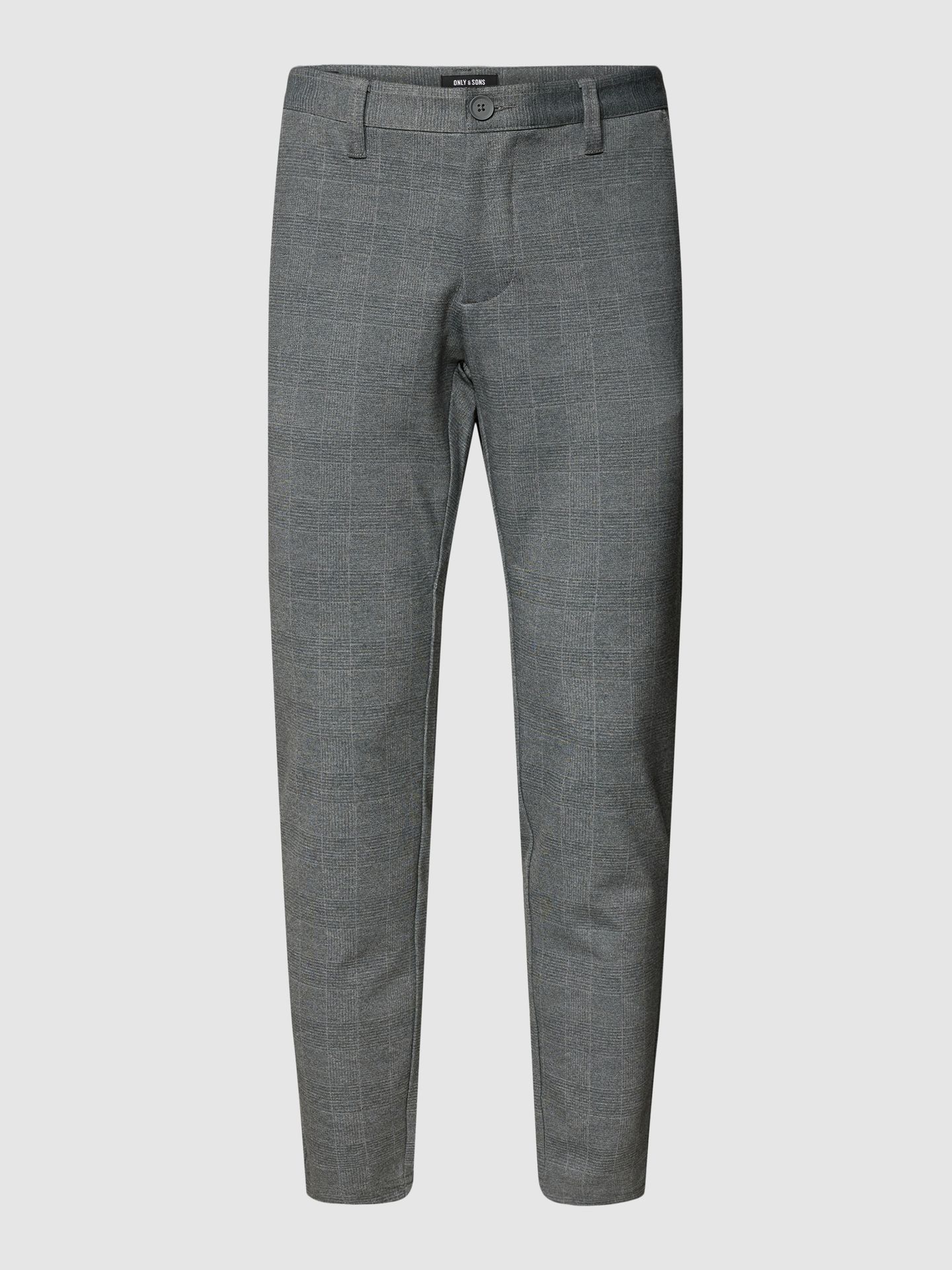 Spodnie o kroju tapered fit z dodatkiem streczu model ‘Mark’