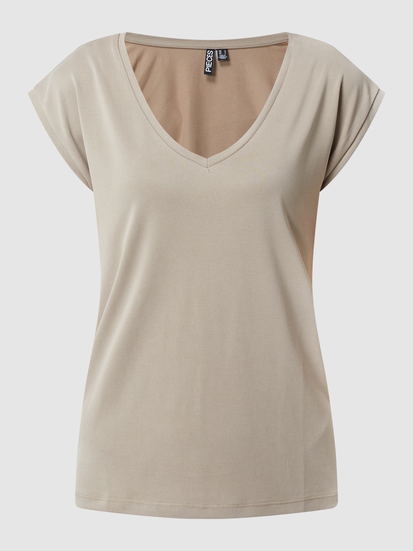 T-shirt z mieszanki modalu model ‘Kamala’
