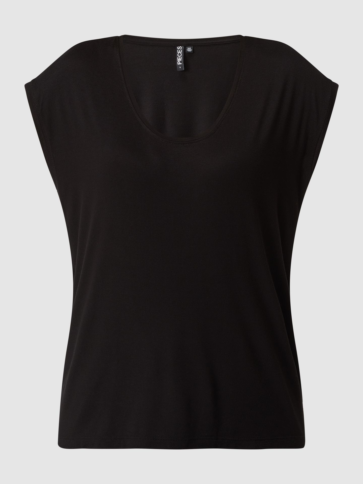 T-shirt z dodatkiem streczu model ‘Billo’