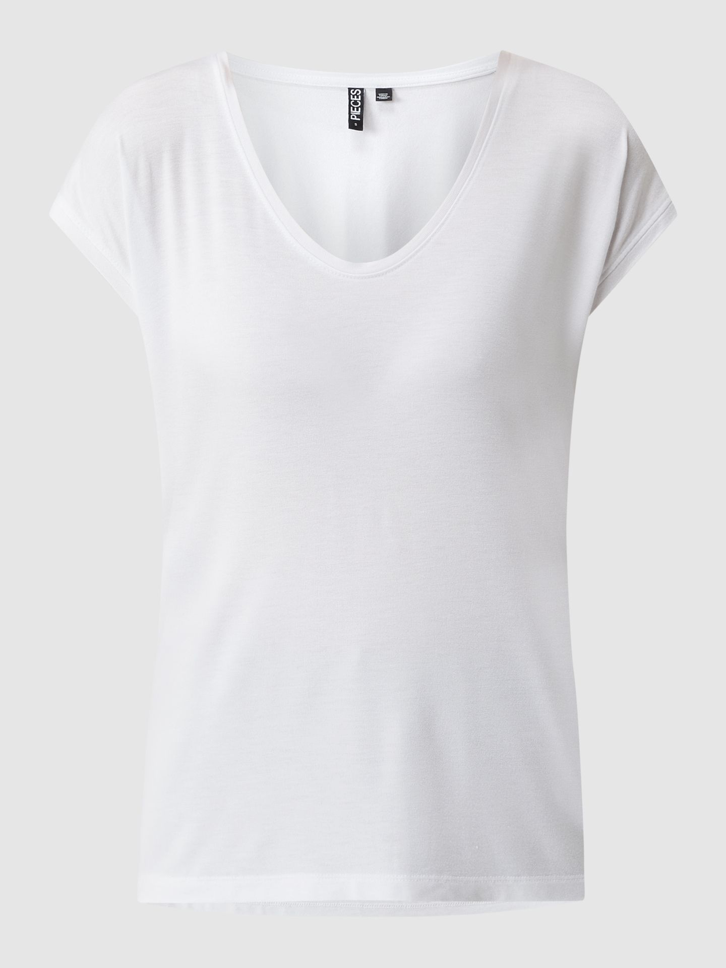 T-shirt z dodatkiem streczu model ‘Billo’