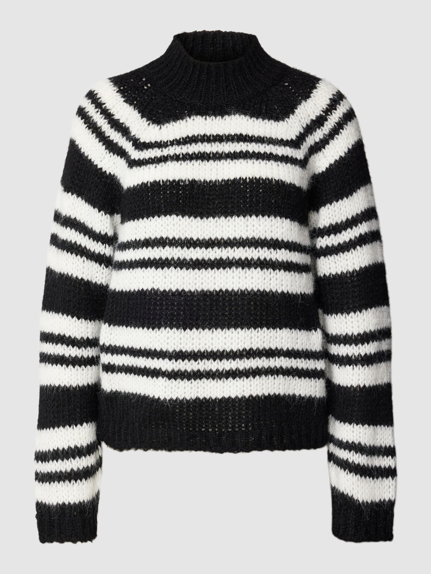 Sweter z dzianiny ze wzorem w paski model ‘NARMANELL’