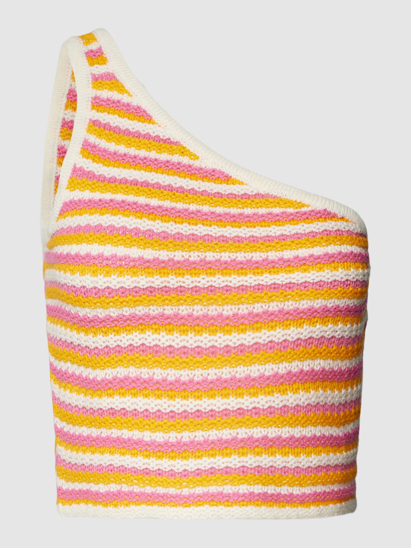 Top krótki na jedno ramię