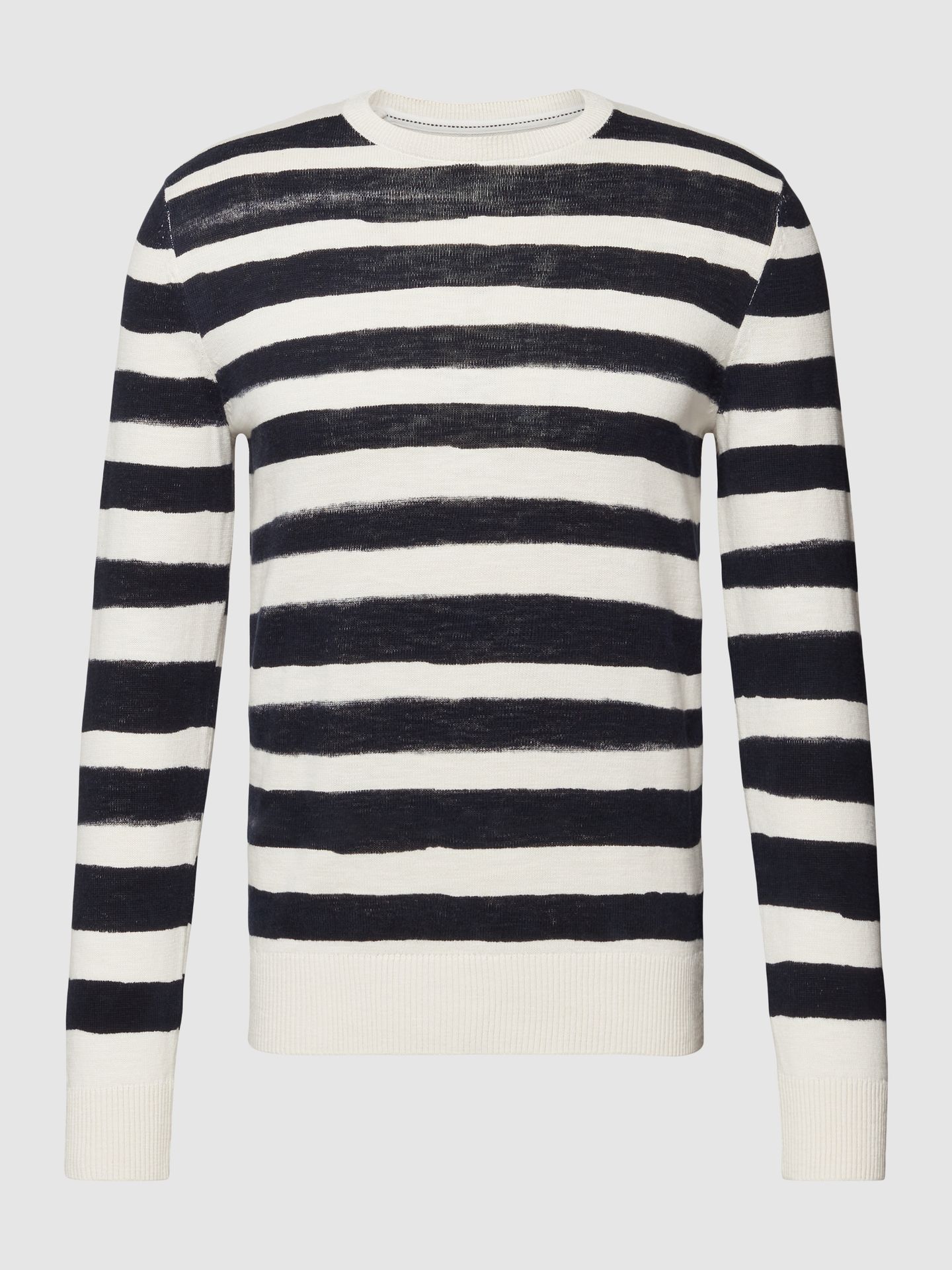 Sweter z dzianiny ze wzorem w paski model ‘printed stripe knitter’