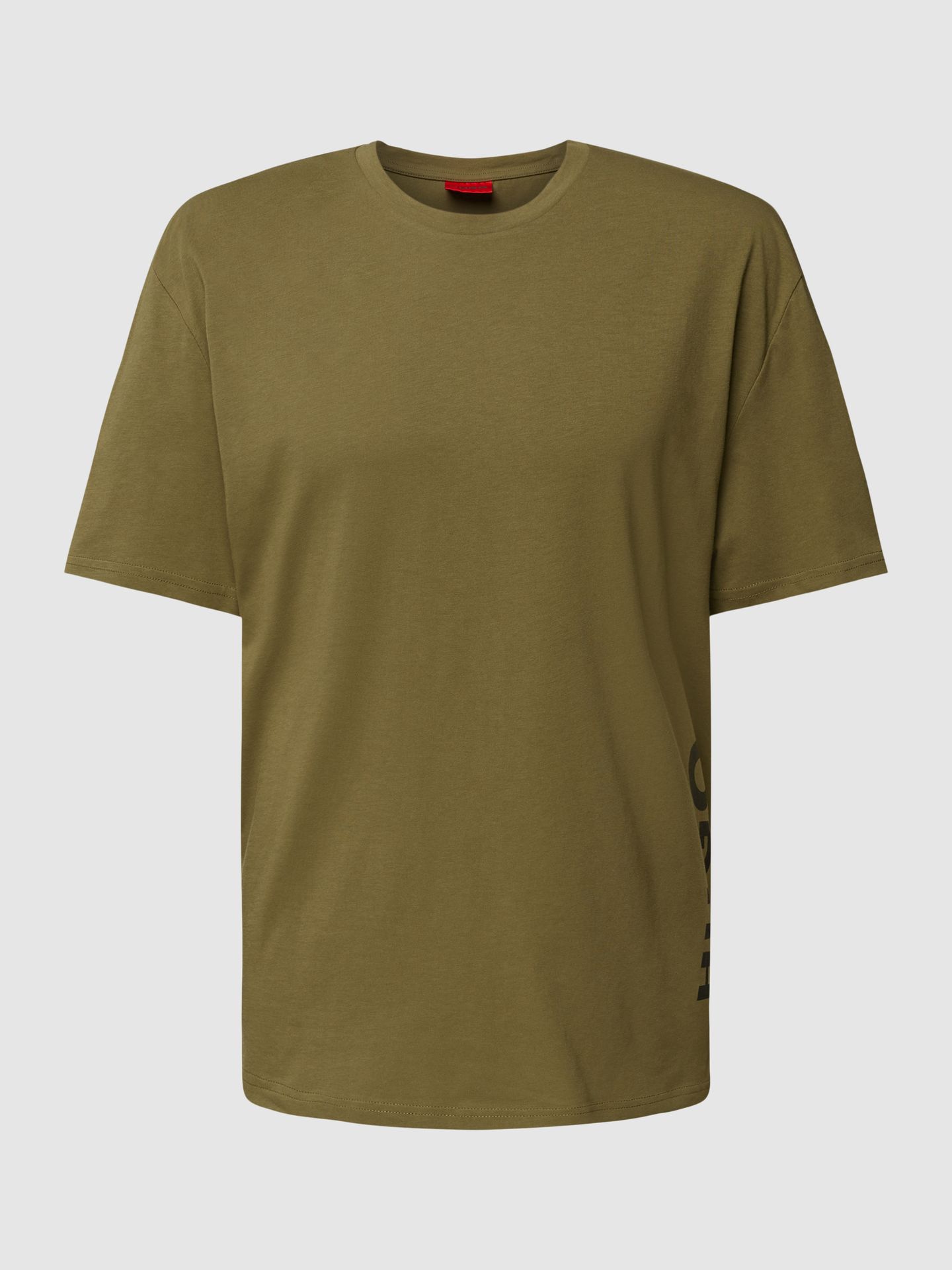 T-shirt o luźnym kroju z nadrukiem z logo