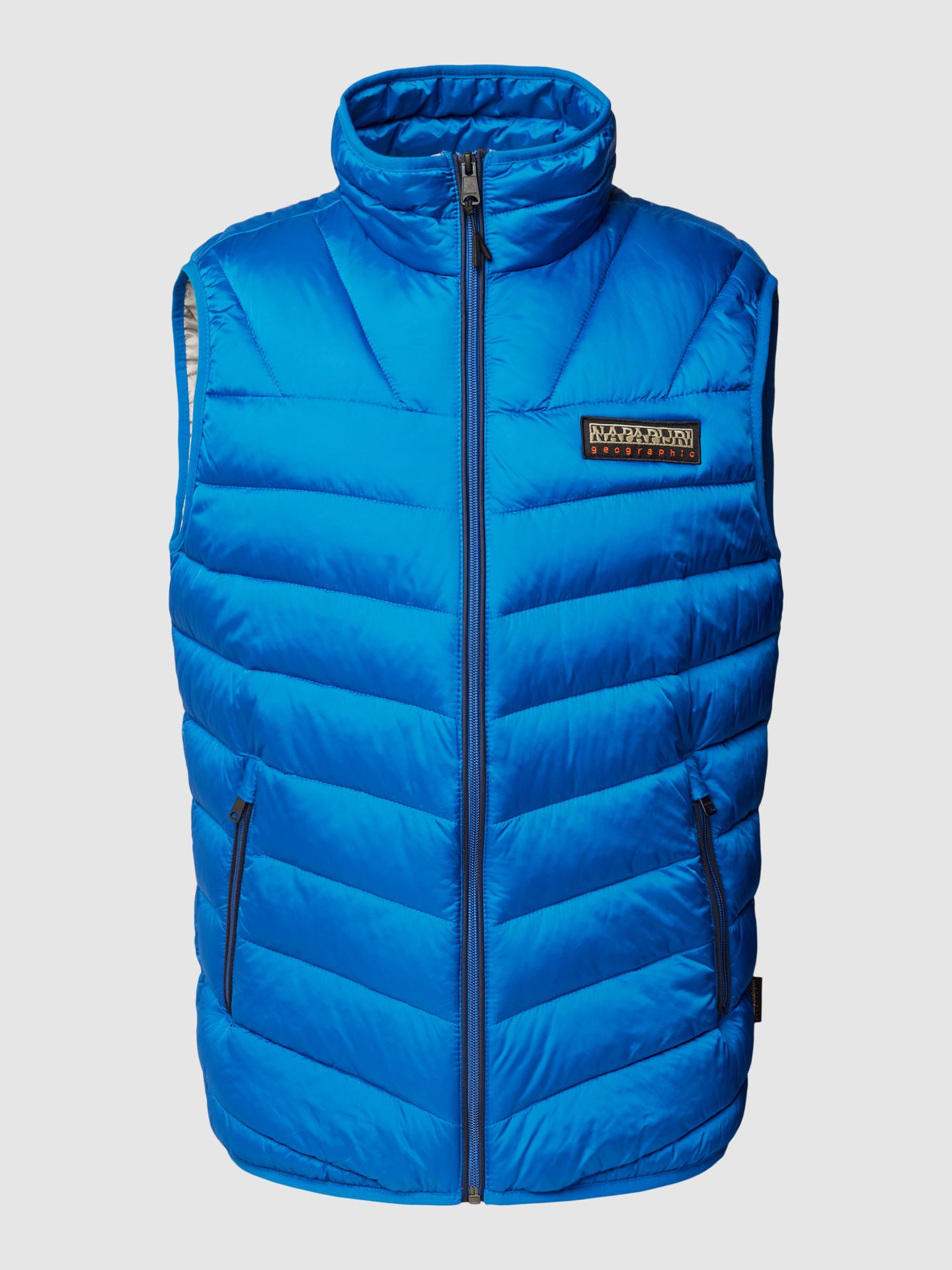 Kamizelka pikowana o kroju regular fit ze stójką model ‘AERONS’