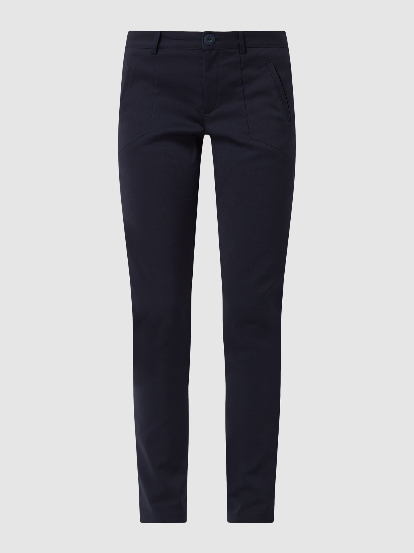 Spodnie materiałowe z dodatkiem streczu model ‘Kavera’