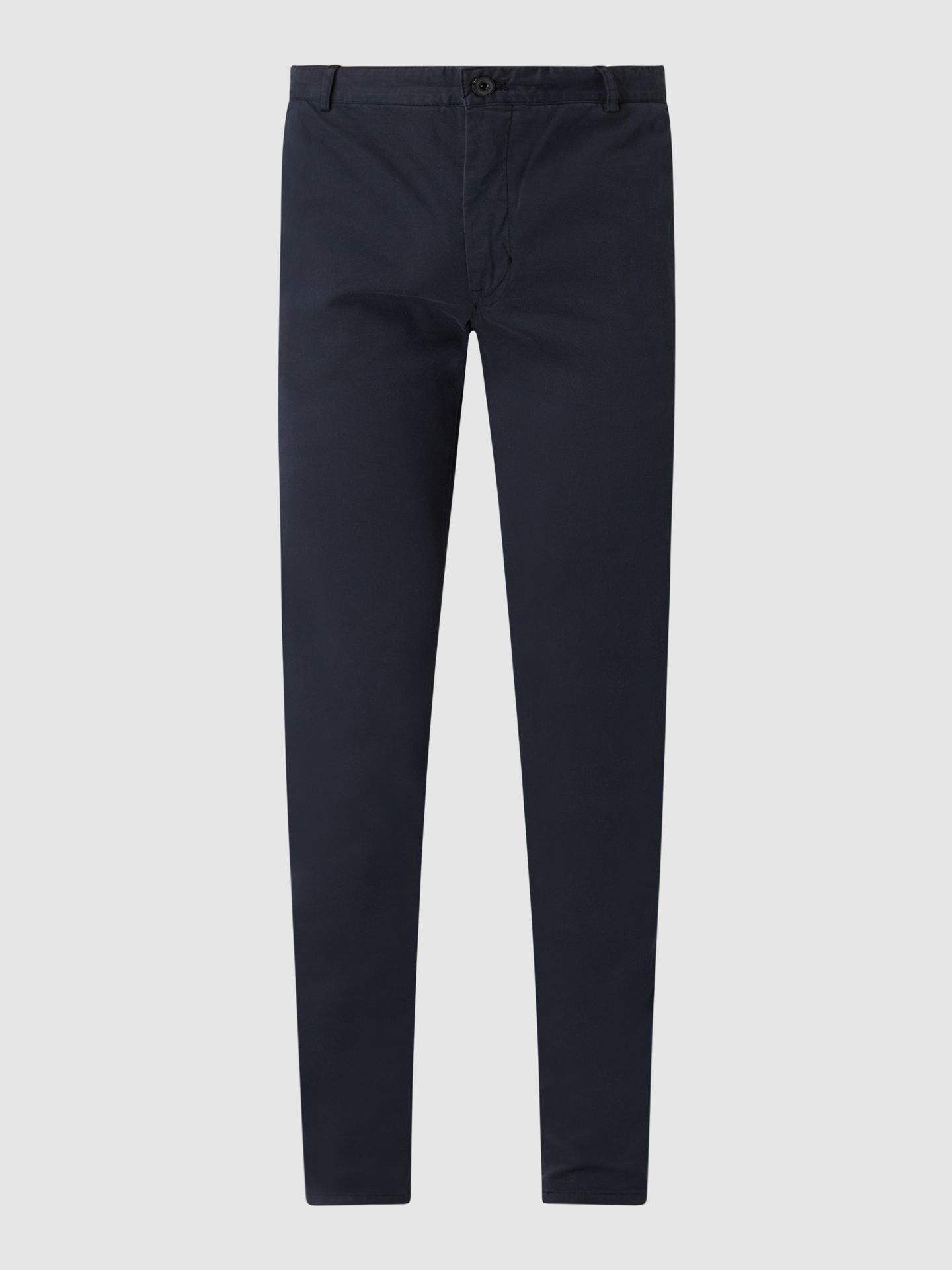 Chinosy o kroju slim fit z dodatkiem streczu model ‘Transit’
