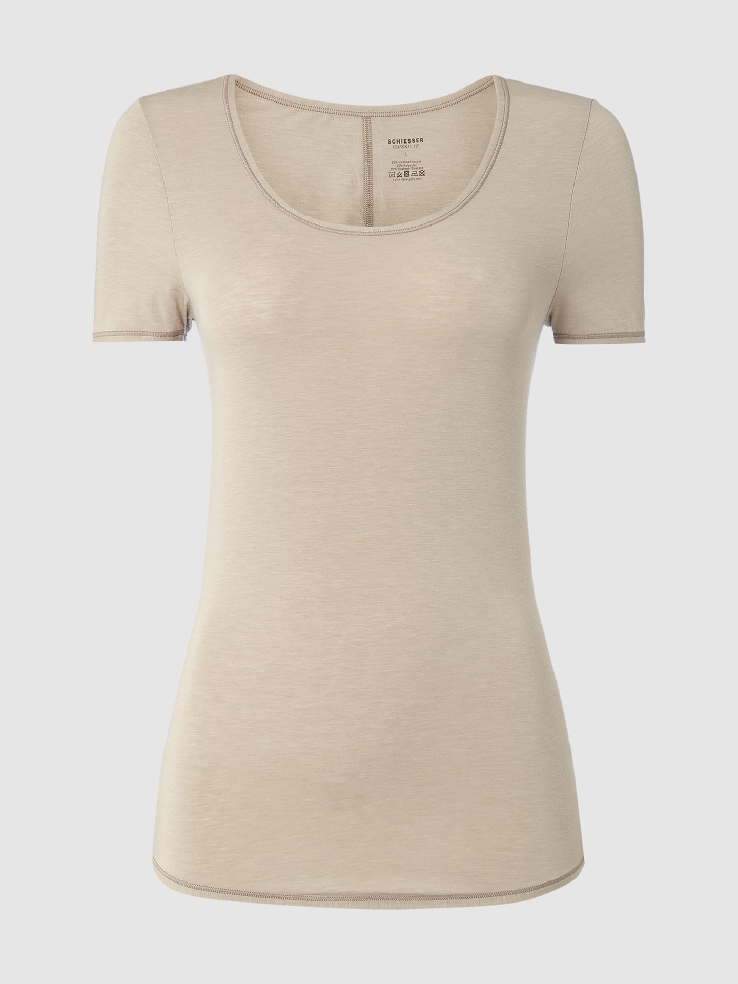 T-shirt o kroju personal fit z mieszanki bawełny i elastanu