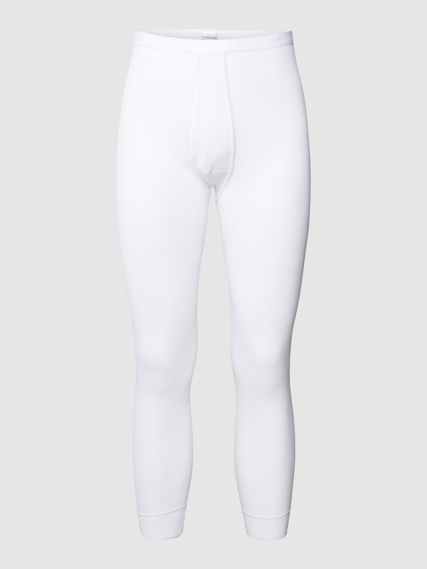 Kalesony długie z efektem prążkowania