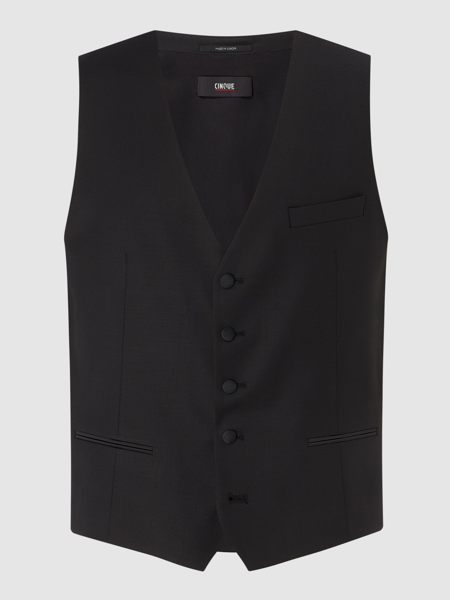Kamizelka o kroju super slim fit z dodatkiem streczu model ‘Cifistivo’