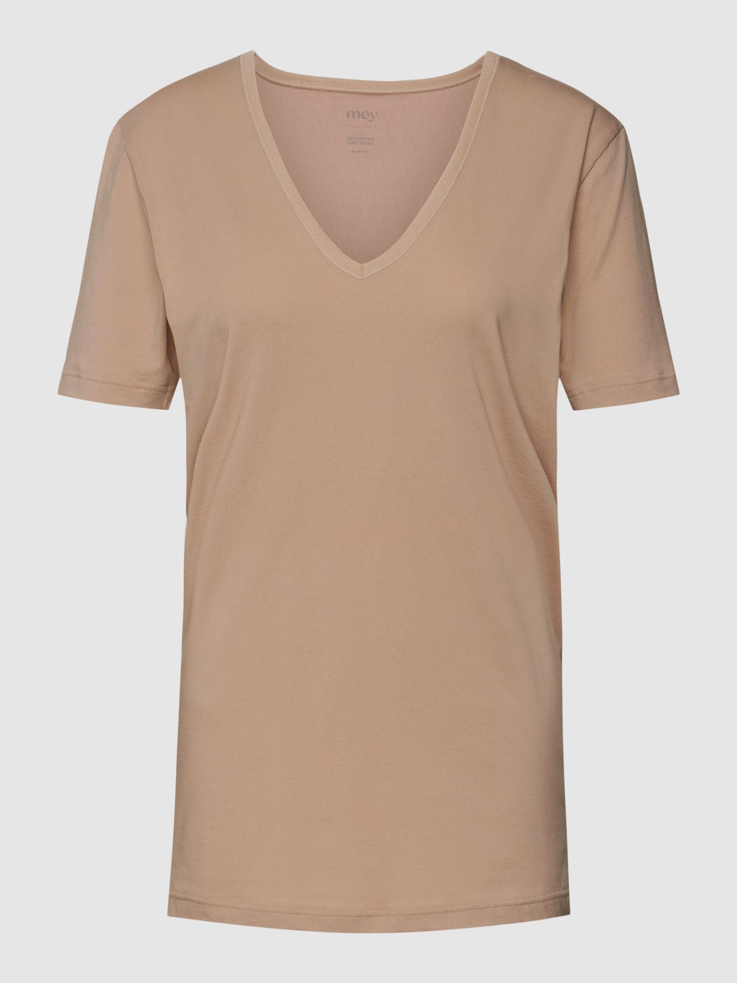T-shirt o kroju Slim Fit z dekoltem w serek