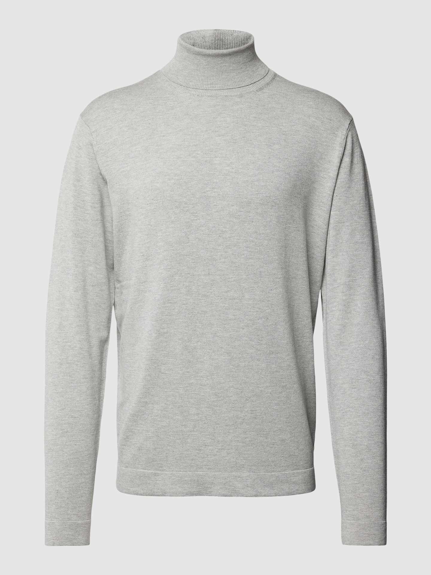 Sweter z dzianiny z golfem model ‘Nick’
