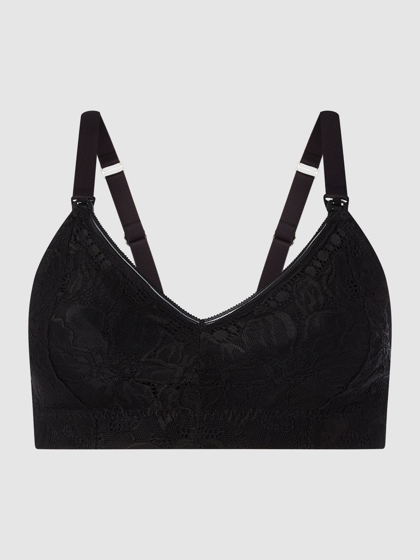 Biustonosz do karmienia piersią z obszyciem z koronki