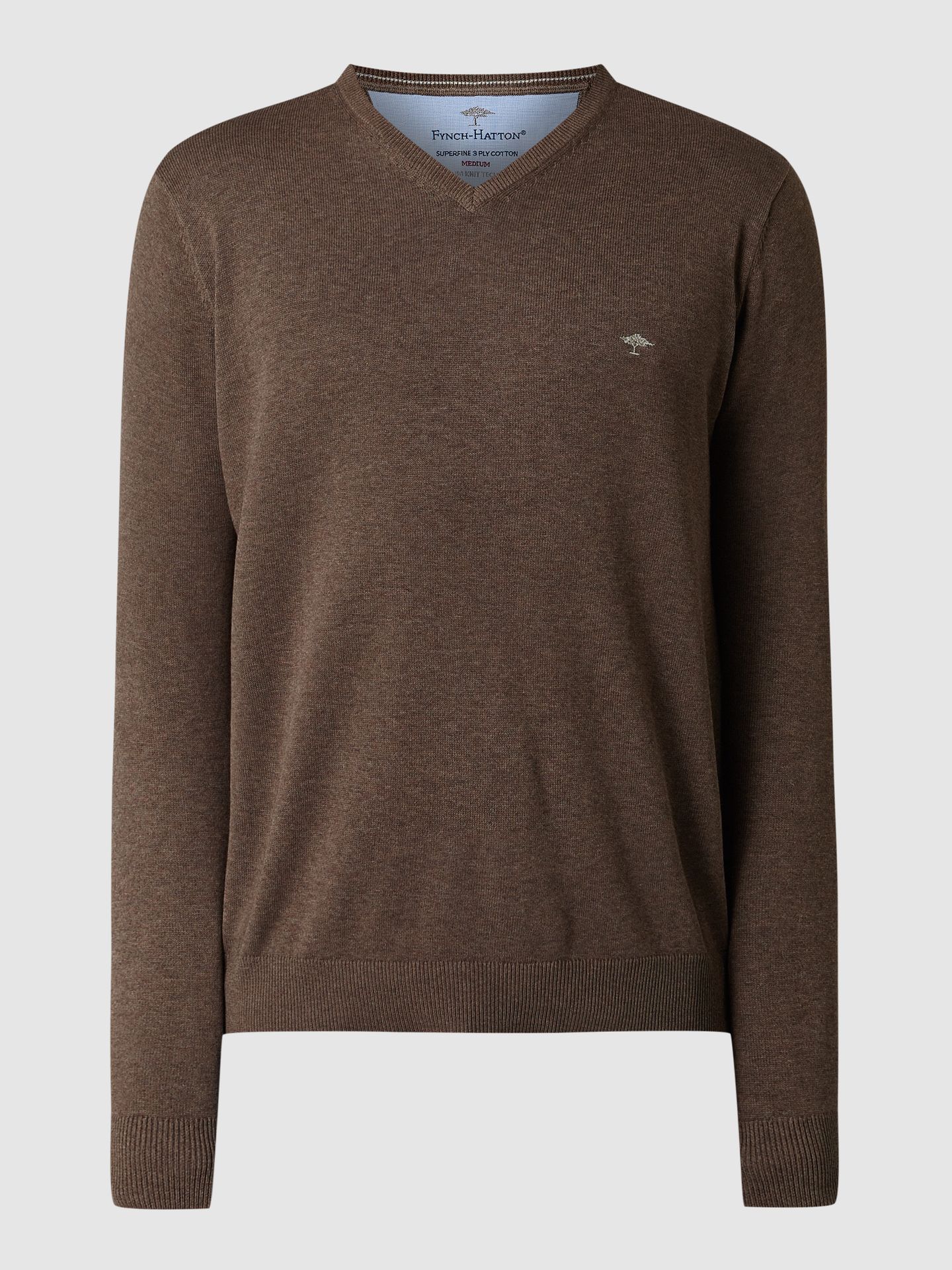 Sweter z dekoltem w serek