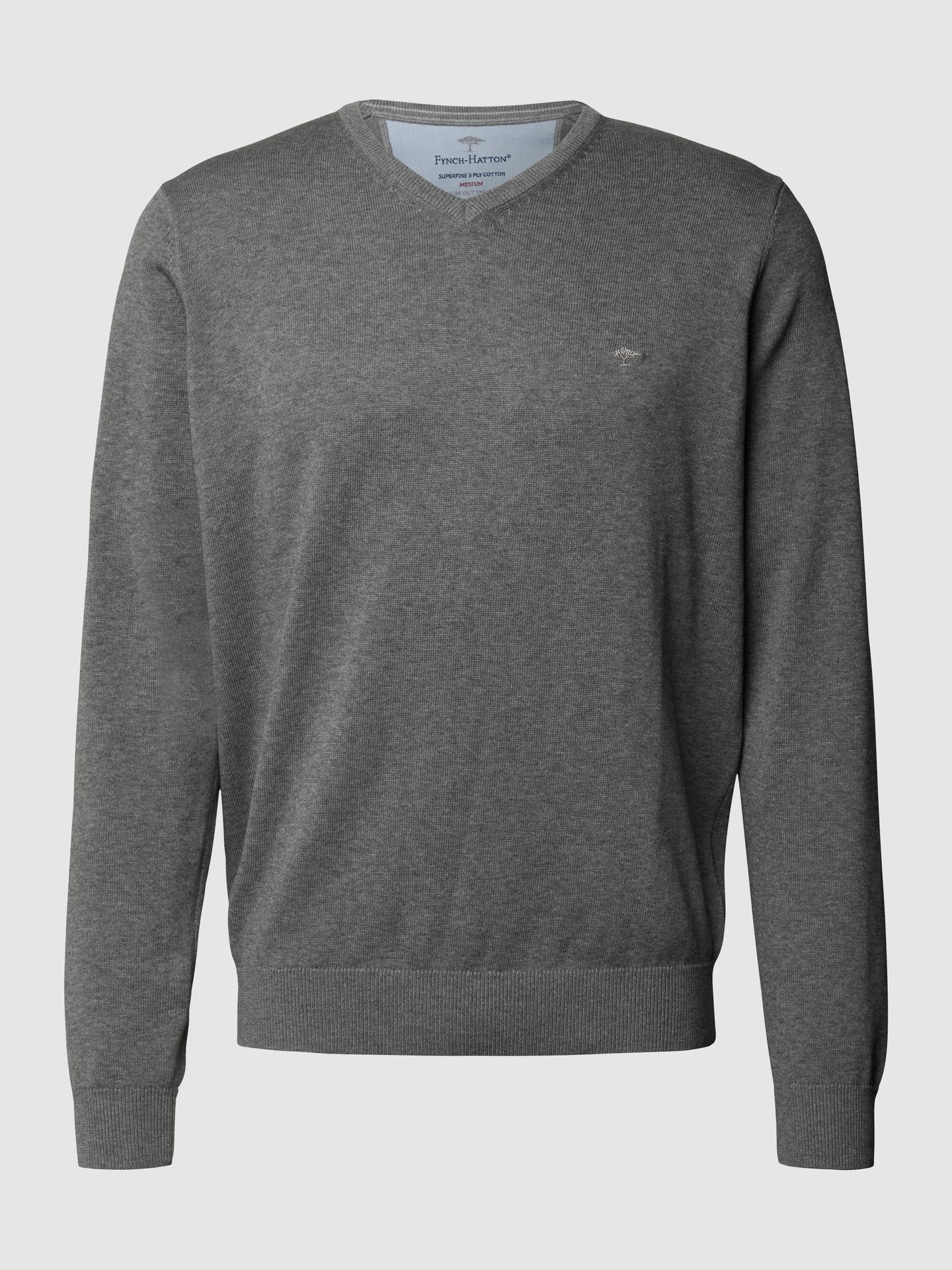 Sweter z dekoltem w serek