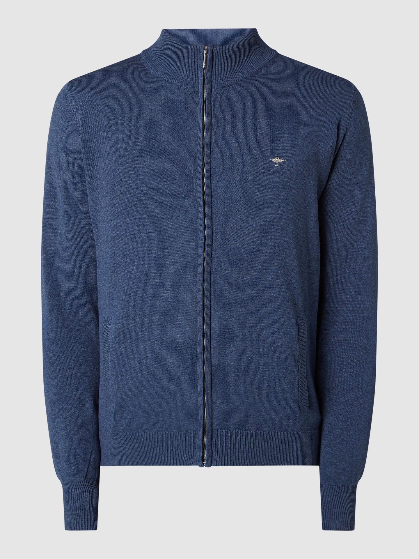 Kurtka z dzianiny z wyhaftowanym logo