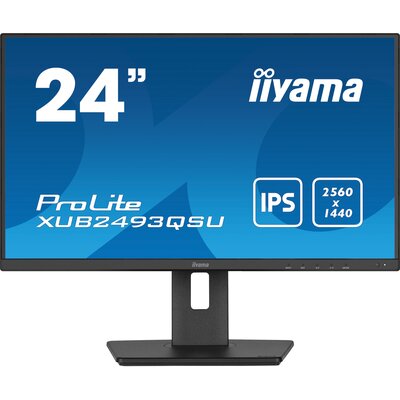 IIYAMA 23.8 cala XUB2493QSU-B5 IPS,QHD,HDMI,DP,HAS150mm,2x2W,USB3.0