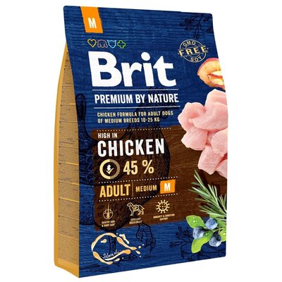 Brit Premium By Nature Adult M 8 kg