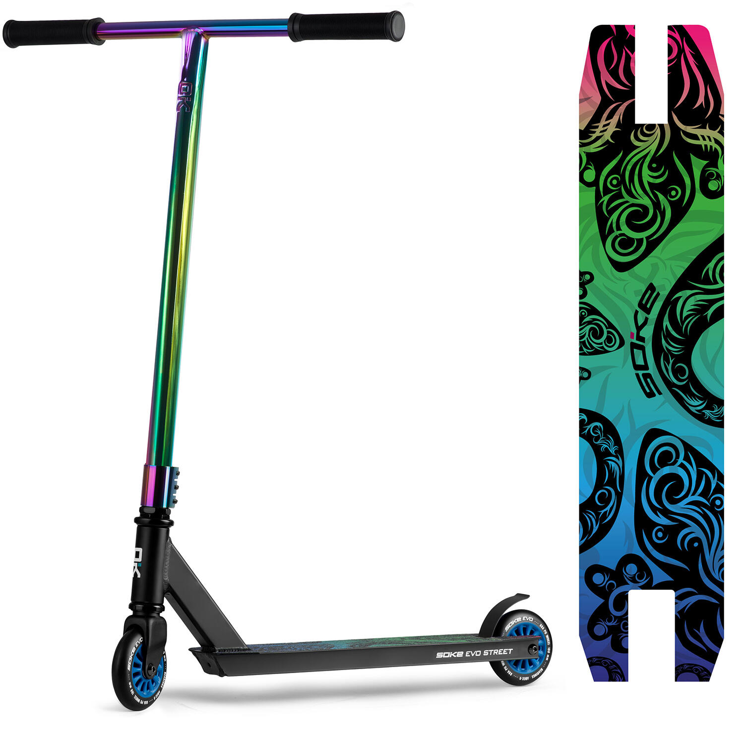 Street SOKE SOKE EVO black rainbow 1647