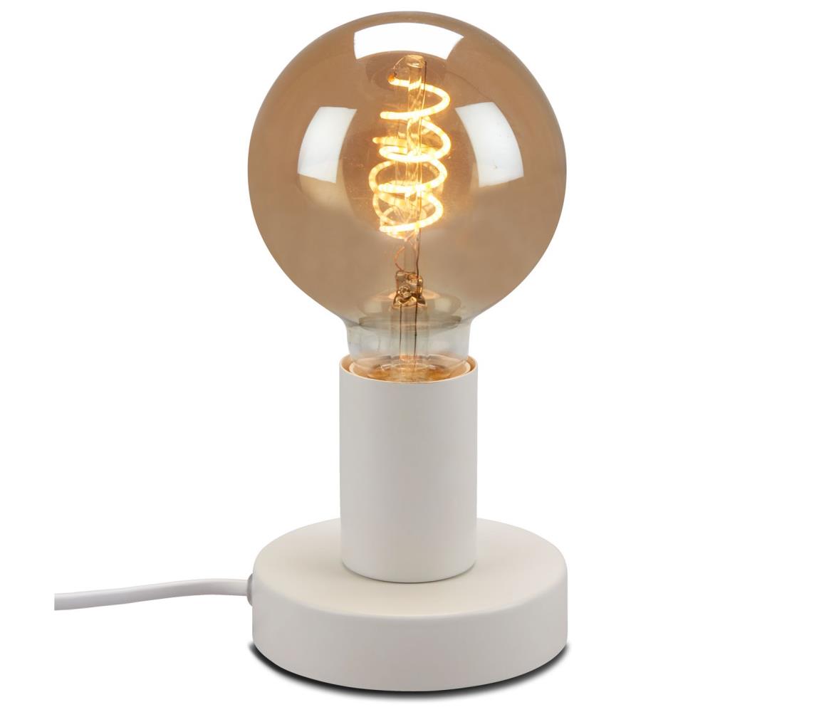 Briloner 7023-016 - Lampa stołowa TEEPU 1xE27/10W/230V biała