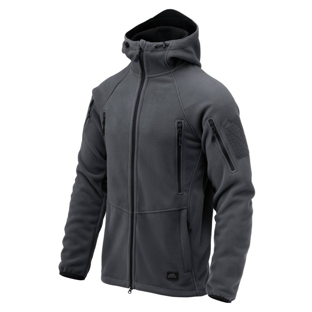 Helikon - Bluza polarowa Patriot Mk 2 - Shadow Grey / Czarna - BL-PJ2-FH-3501A