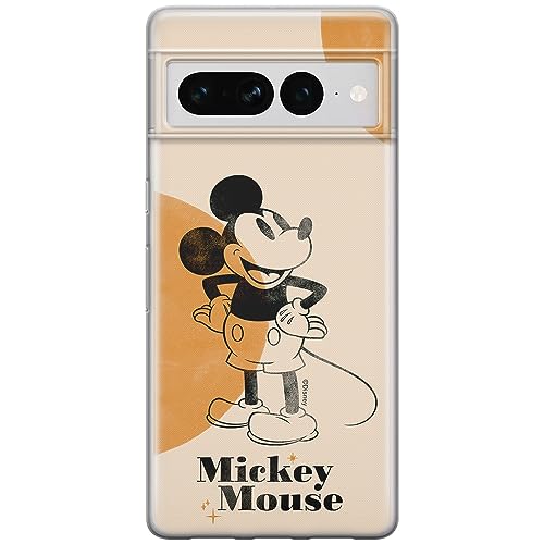 ERT GROUP etui na telefon Google PIXEL 7 PRO, case oryginalny i oficjalnie licencjonowany przez Disney, wzór Mickey 054, optymalnie dopasowane, plecki z TPU