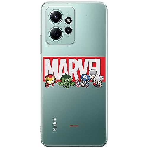 ERT GROUP etui na telefon Xiaomi REDMI NOTE 12 4G, case oryginalny i oficjalnie licencjonowany przez Marvel, wzór 009, optymalnie dopasowane, plecki z TPU częściowo przeźroczyste