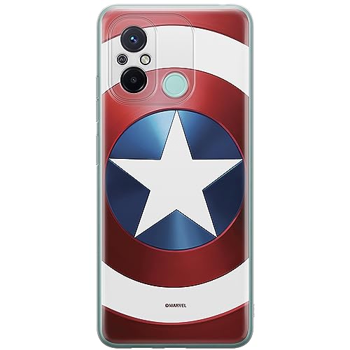 ERT GROUP etui na telefon Xiaomi REDMI 12C/ REDMI 11A, case oryginalny i oficjalnie licencjonowany przez Marvel, wzór Capitan America 025, optymalnie dopasowane, plecki z TPU