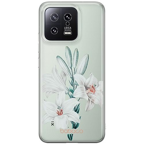 ERT GROUP etui na telefon Xiaomi 13, case oryginalny i oficjalnie licencjonowany przez Babaco, wzór Flowers 039, optymalnie dopasowane, plecki z TPU częściowo przeźroczyste