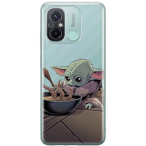 ERT GROUP etui na telefon Xiaomi REDMI 12C/ REDMI 11A, case oryginalny i oficjalnie licencjonowany przez Star Wars, wzór Baby Yoda 027, optymalnie dopasowane, plecki z TPU częściowo przeźroczyste