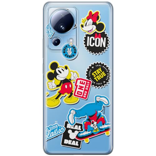 ERT GROUP etui na telefon Xiaomi 13 LITE/CIVI 2, case oryginalny i oficjalnie licencjonowany przez Disney, wzór Mickey & Minnie 017, optymalnie dopasowane, plecki z TPU częściowo przeźroczyste